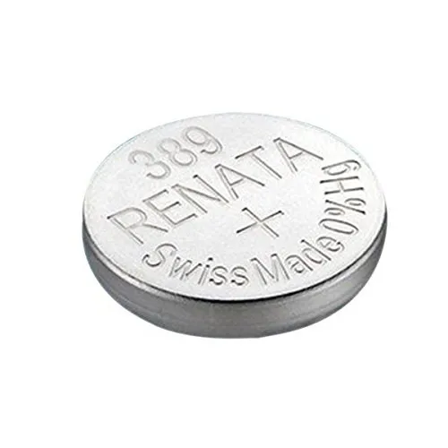 Uhrenbatterie Renata Swiss Made Renata 389 oder SR1130SW oder AG10 1,5V (1 x 389 oder SR 1130 SW)