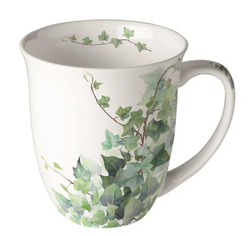 Ambiente® Papierserviette Mug 0.4 L Hedera White von Ambiente