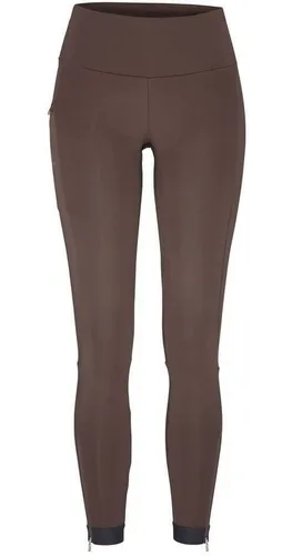 Craft Pro Trail 2 Lauftight Damen - Braun, Größe M - Laufbekleidung für Trailrunnerinnen, bietet maximale Bewegungsfreiheit und Feuchtigkeitsregulierung. Ergonomische Passform mit praktischen Taschen für Gels und Essentials.