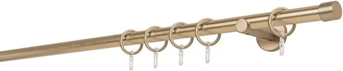 ondeco Gardinenstange Rundrohr 120 cm, goldfarben in gold von mydeco