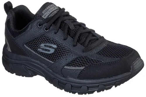 SKECHERS OAK CANYON-VERKETTA Herren Sneaker - Sportliche Herren Sneaker aus Leder, Textil und Lederimitat mit Relaxed Fit-Ausstattung und Skechers Memory Foam für optimalen Tragekomfort.