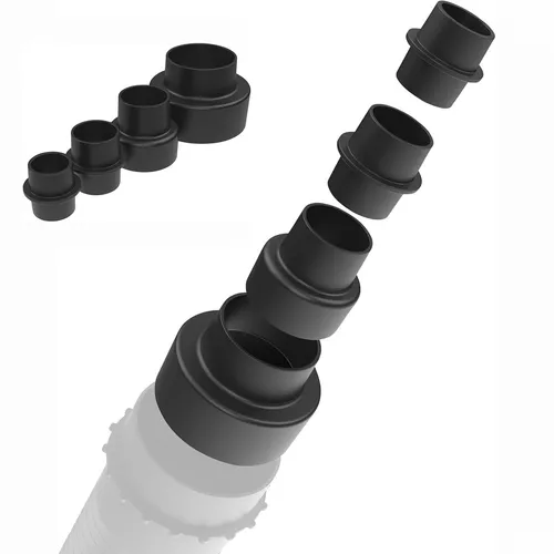 Adapter 4 Teilig / 100 60 40 34 28 mm - Absauganlage Reduzierstücke