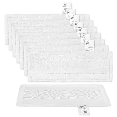 KEEPOW 8 Mikrofaser-Tuchset Kompatibel für Kärcher Dampfreiniger Zubehör EasyFix SC 3, SC 2, SC 4, SC 5,SC 1Bodendüse, Waschbar Bodentücher