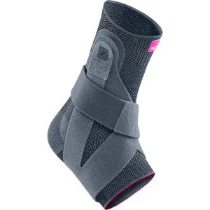 medi Sprunggelenkbandage Levamed active, für rechts, silber, Größe IV