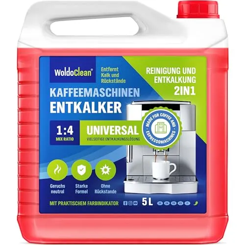 WoldoClean 2in1 Universal Entkalker für Kaffeevollautomaten 5L