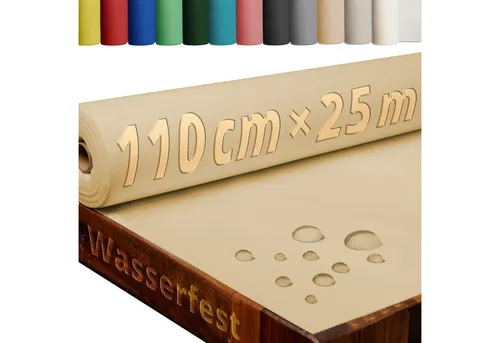 DecoHomeTextil Heimtextilmanufaktur Tischdecke Rolle Vliesstoff Tischläufer Vlies wasserabweisend
