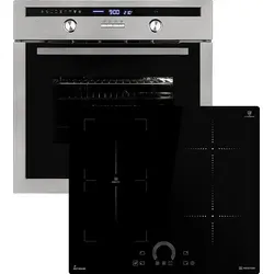 Autarkes Herdset 60cm: Einbaubackofen EB8013ED & Induktionskochfeld IH85901FZ