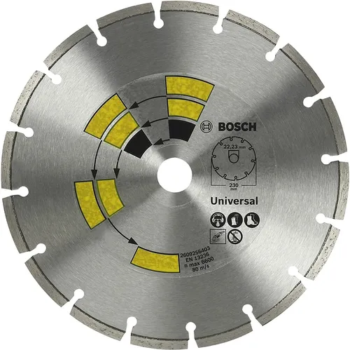 BOSCH Universal Diamanttrennscheibe 180mm x 22,23mm Ziegel Beton Kalksandstein !