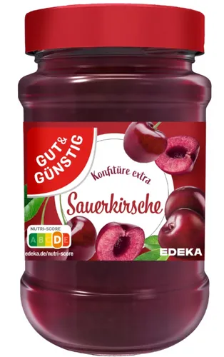 G&G Konfitura Extra Wiśnia 450 g EDEKA ZENTRALE Stiftung & 4311501058343