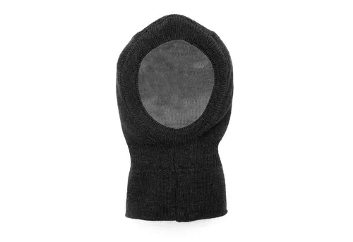 MAXIMO Schlupfmütze für Babys, Gr. 57, graumeliert - Bequeme Wendemütze aus 100% Wolle, doppelt gestrickt und mit verlängertem Halsteil für extra Wärme. Ideal für gemütliche und stylische Outfits im Alltag.