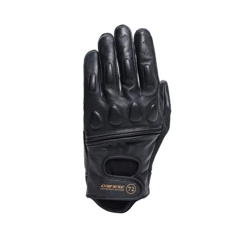 Dainese Blackjack 2 Gloves - Vintage Leder Motorradhandschuhe für Männer - Motorradhandschuhe aus hochwertigem Ziegenleder im Vintage-Stil, mit Dainese Smart Touch und elastischen Einsätzen für optimalen Komfort und Sicherheit.