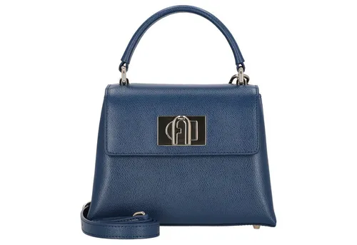 Furla 1927 Mini Top Handle - elegante Abendtasche 21 cm (indigo) - Die Furla 1927 Mini Top Handle ist eine elegante Abendtasche in edlem Indigo mit einem praktischen Überschlagverschluss. Ihr kompaktes Design und die vielseitigen Tragemöglichkeiten machen sie zum idealen Begleiter für besondere Anlässe.