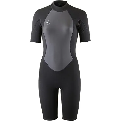 O'Neill Damen Women's Reactor II 2mm Back Zip Spring Wetsuit - Komplette Neoprenanzüge mit UltraFlex Neopren, windresistenten Zonen und verstellbarem Super-Seal Hals für optimalen Komfort und Bewegungsfreiheit.