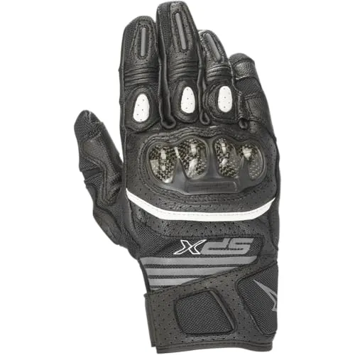 Alpinestars Stella SP X Air Carbon V2 Damen Motorradhandschuhe, schwarz, Größe L - Motorradhandschuhe für Damen, belüftet für optimalen Komfort im Sommer und mit sportlichem Design für einen aggressiven Look.