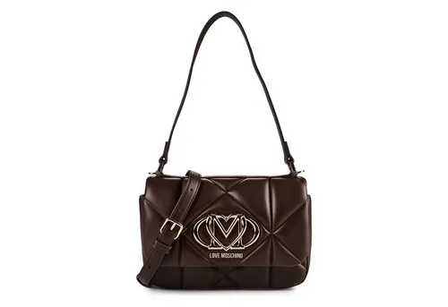 Love Moschino Schultertasche 24 cm braun TAS081829 - Stylische Love Moschino Schultertasche in Braun, ideal für modebewusste Damen. Mit praktischem Magnetverschluss und verstellbarem Umhängeriemen für vielseitigen Tragekomfort. Hochwertiges Material sorgt für Langlebigkeit und eleganten Auftritt.