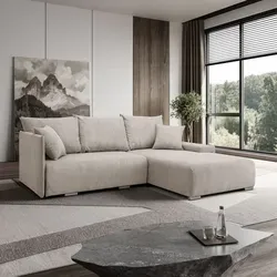 Kaiser Möbel Ecksofa Livorno L, Beige in beige von Kaiser Möbel