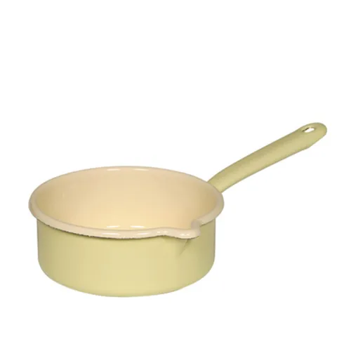 Riess Pastell Stielkasserolle 16 cm gelb (0037-6) von Riess