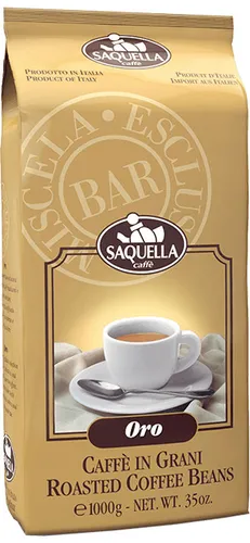 Saquella Miscela Esclusiva Oro Bar 1kg Bohnen