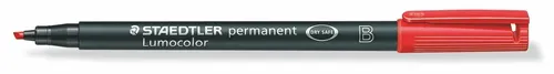 LUMOCOLOR 314-2 - UNIVERSALSTIFT - PERMANENT - B - ROT - STAEDTLER # NEU OVP