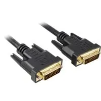 Kabel DVI-D > DVI-D schwarz, 3 Meter, Dual Link, 24+1