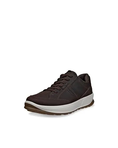 ECCO Herren Byway 2.0 Hiking Shoe, Coffee, 43 EU - Herren-Sneaker mit wasserdichter Konstruktion für trockene Füße und optimalen Komfort. Ideal für nasses Wetter dank griffiger Gummisohle und strapazierfähigen Textilschnürsenkeln.