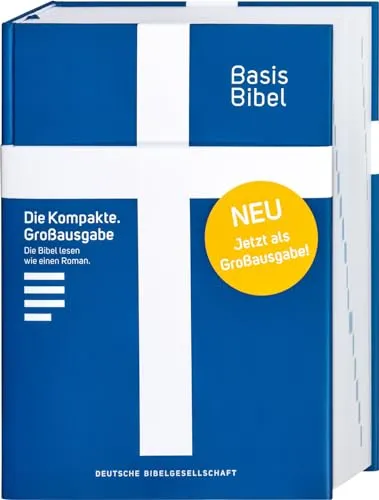 Deutsche Bibelgesellschaft BasisBibel. Die Kompakte. Großausgabe - Bibelausgaben, handliche Großausgabe mit klarer Schrift für einfaches Lesen und Verstehen der Heiligen Schrift.