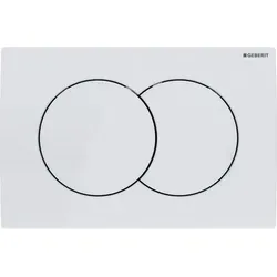 Geberit Betätigungsplatte Delta01 weiß 115.107.11.1