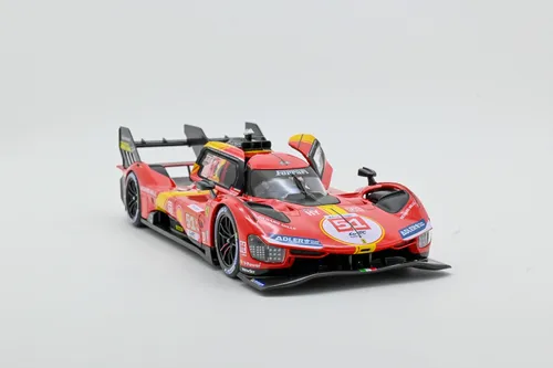 Bburago Ferrari Race 499P LeMans '23 #51 1:24 Modellauto - Tourenwagen & Sportwagen - Detailgetreues Metallspritzgussmodell des Ferrari 499P #51 (2023) im Maßstab 1:24, perfekt für Sammler und als Spielzeug für Kinder ab 14 Jahren!