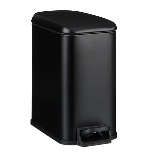 Mülleimer Bad Kosmetikeimer Badeimer Toiletten-Mülleimer Abfallbehälter matt 5l