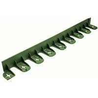 Jardinion Rasenkante 75cm x 60mm Kunstoff Grün Beeteinfassung