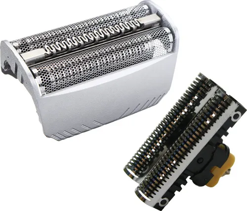 Hochwertiges Kombipack Scherfolie 30s + Klingenblock für viele Braun Rasierer (z.b. SmartControl, TriControl, Synchro, uvm.)