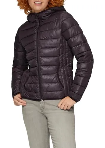 QS Outdoorjacke Leicht wattierte Steppjacke mit Kapuze, lila 4988 - Funktionsjacken für aktive Outdoor-Enthusiasten, leicht wattiert und ideal für wechselhaftes Wetter, mit praktischer Kapuze und Regular Fit für optimalen Komfort.