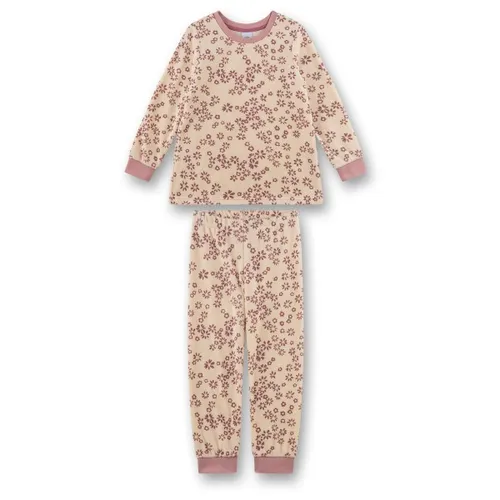 Sanetta Kid's Pyjama Long AOP 233631 - Beige Schlafanzug Größe 98 - Bequemer Schlafanzug für Kinder in Beige, Größe 98. Hergestellt aus 80% Baumwolle für hohen Tragekomfort. Ideal für entspannte Nächte! Entdecken Sie weitere Sanetta Produkte im Online-Shop von Bergfreunde.de.