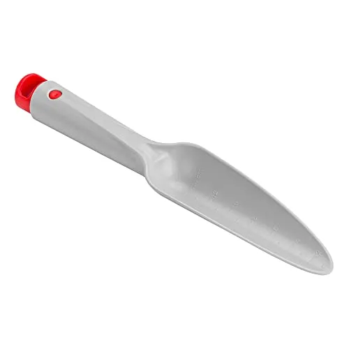 Blumenzwiebelkelle, Pflanzkeller aus robuste Kuststoff, Blumenkelle für Gärtner, Schaufeln mit Messen, Garten Handwerkzeug, klein, Gartenwerkzeug, Blumenschaufel