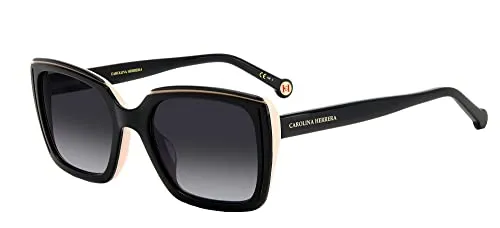Carolina Herrera Unisex Her 0143/g/s Sonnenbrille, KDX/9O Black Nude, 53 - Elegante Sonnenbrille für Damen, mit schützendem Etui und stylischem Design in Black Nude, ideal für modische Auftritte im Freien.