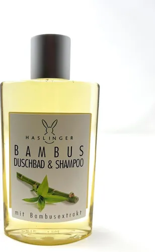 Haslinger Shampoo & Duschbad 2 in 1 Bambus 200 ml in grün von Haslinger