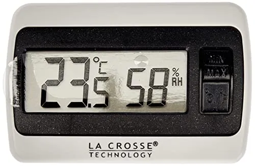 La Crosse Technology WS7005 WHITE mini-Thermometer Hygrometer Messgerät Haar-Hygrometer
