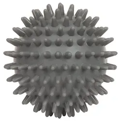 Igelball Massageball Reflexzonen Massage Selbstmassage hart 8 cm grau, grau