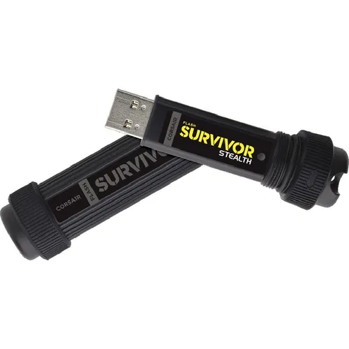 Flash Survivor Stealth 64 GB USB-Stick schwarz