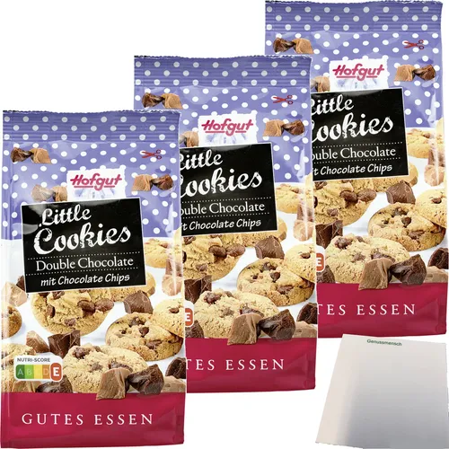 Hofgut Mini Cookies 3er Pack 3x175g Packung usy Block