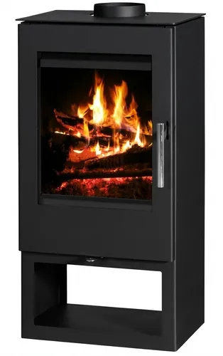 EEK A+ Kaminofen Victoria Toledo - 7kW, raumluftunabhängig - Kaminofen für den Innenbereich mit 83% Wirkungsgrad, ideal für effiziente Wärme und gemütliche Atmosphäre in jedem Raum.