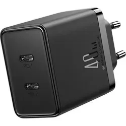 Joyroom Kleines Schnelles Handy 2Xusb-C 40W Ladegert Schwarz - Schwarz