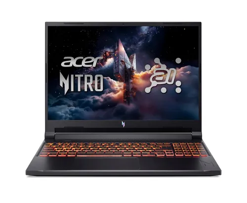 Acer Nitro V 16 AI - Leistungsstarker Gaming Laptop - PCs, Notebook mit AMD Ryzen 7, 16 GB RAM und 1000 GB Speicher für flüssiges Gaming und multitasking.