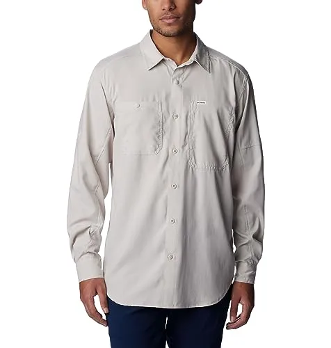 Columbia Silver Ridge Utility Lite Herren Langarmshirt, Dark Stone, Größe XL