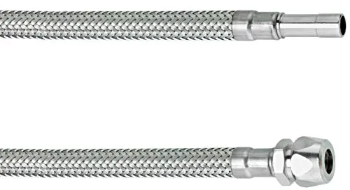 Cornat Flexibler Verbindungsschlauch - 300 mm Länge - Ø 10 mm, Ø 10 mm - Hochwertige Edelstahl-Umflechtung / Anschlussschlauch für Wasserhahn / Armaturenschlauch / Flexschlauch / T317364270