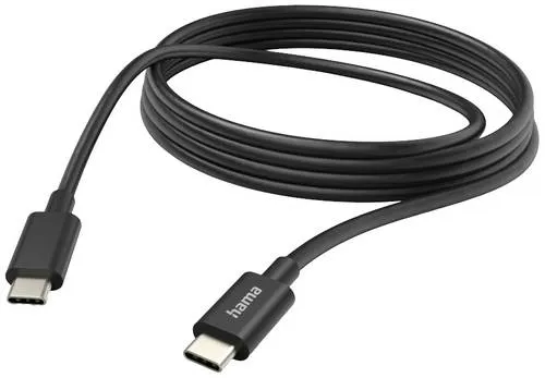 Hama USB-Ladekabel USB 2.0 - 3.00 m, USB-C Stecker, robust für schnelles Laden und Datentransfer
