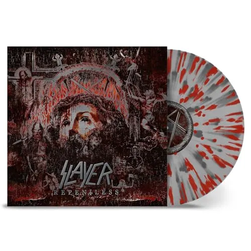 SLAYER - Repentless (2025) LP Splatter Vinyl Vorbestellung - Schallplatten: Bunte Splatter Vinyl-Ausgabe des neuen Slayer-Albums, perfekt für Sammler und Metal-Fans, die ein einzigartiges Klangerlebnis suchen.