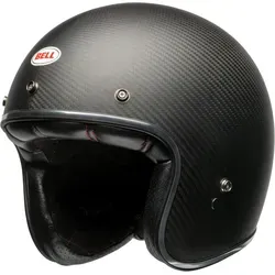 Bell Custom 500 Carbon Jethelm - Matt-Schwarz - M - Motorradhelm aus Carbon-Composite mit 5 Schalengrößen für individuelle Passform. Genießen Sie klassischen Stil und höchsten Komfort bei jedem Ride.
