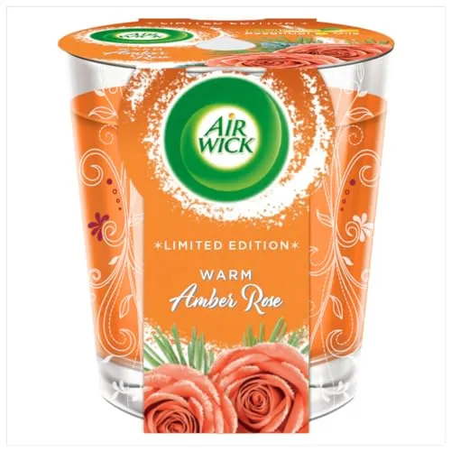 Air Wick Lufterfrischer für ätherische Öle, Duft: Amber Rose, 105 g