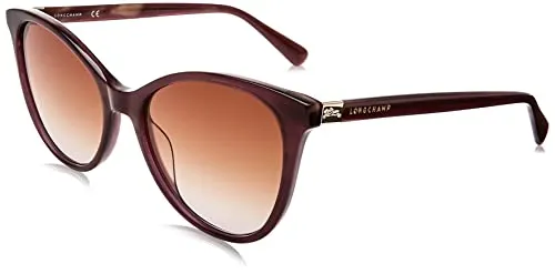 LONGCHAMP Damen LO688S Sonnenbrille, STRIPED MAUVE, 54